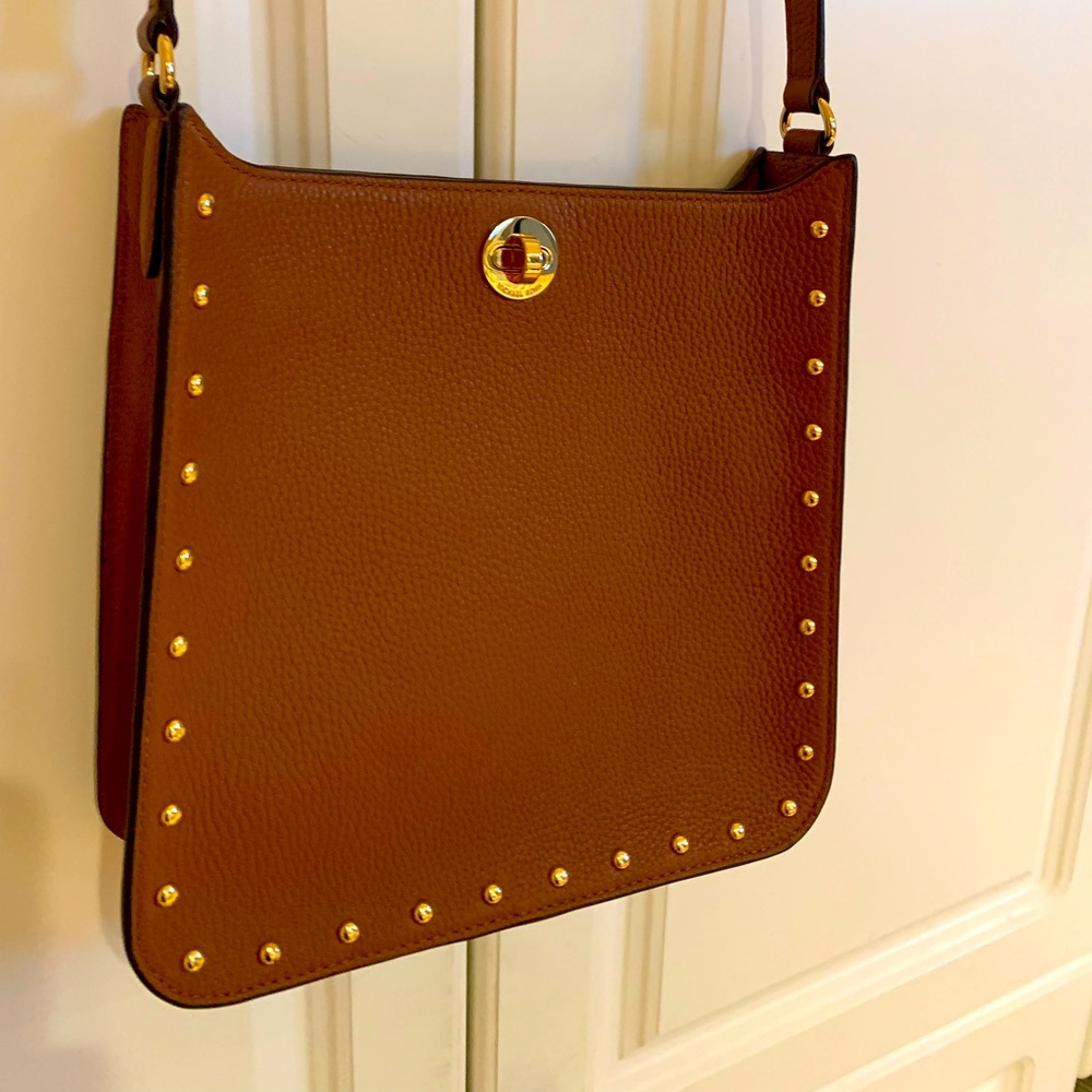 New Michael Kors leather crossbody bag